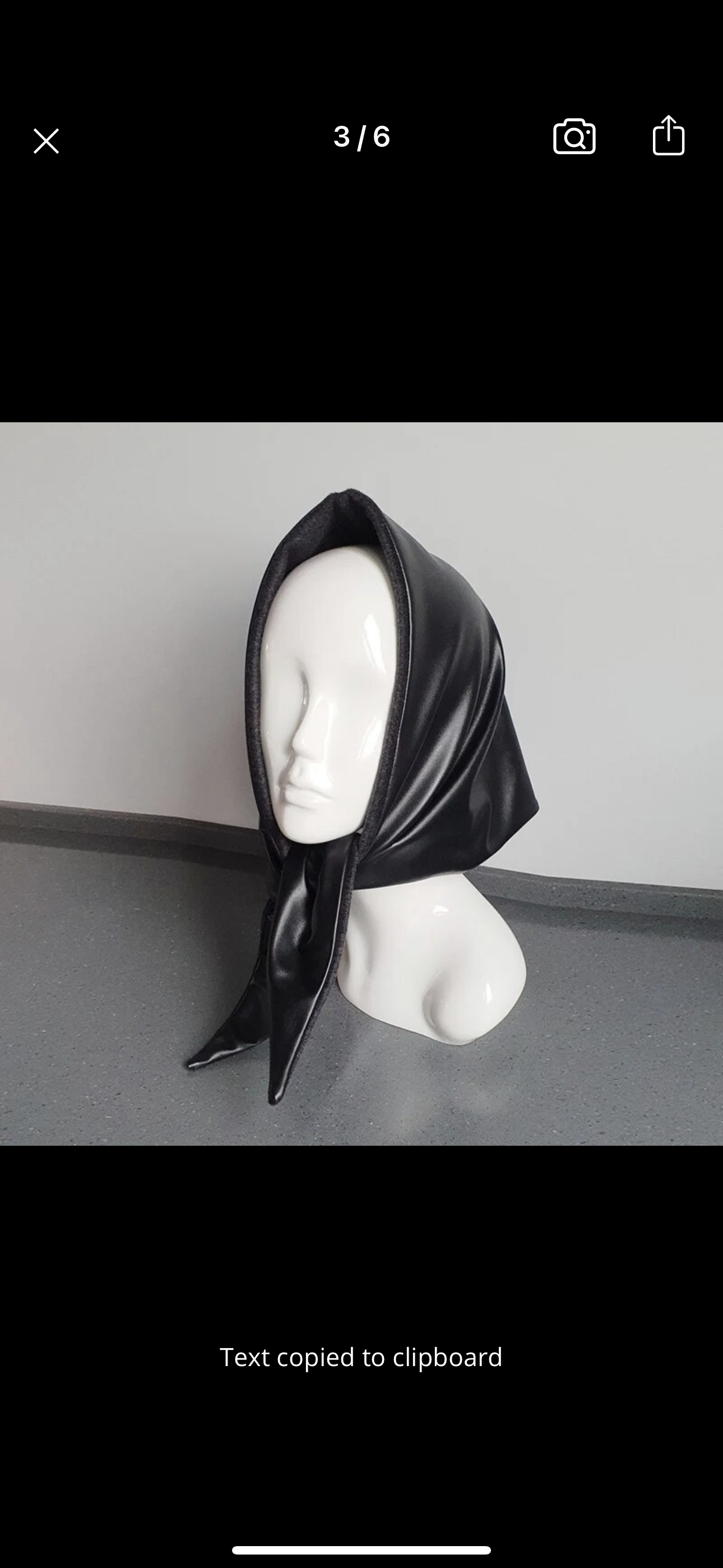 Monroe vegan Leather Headwrap