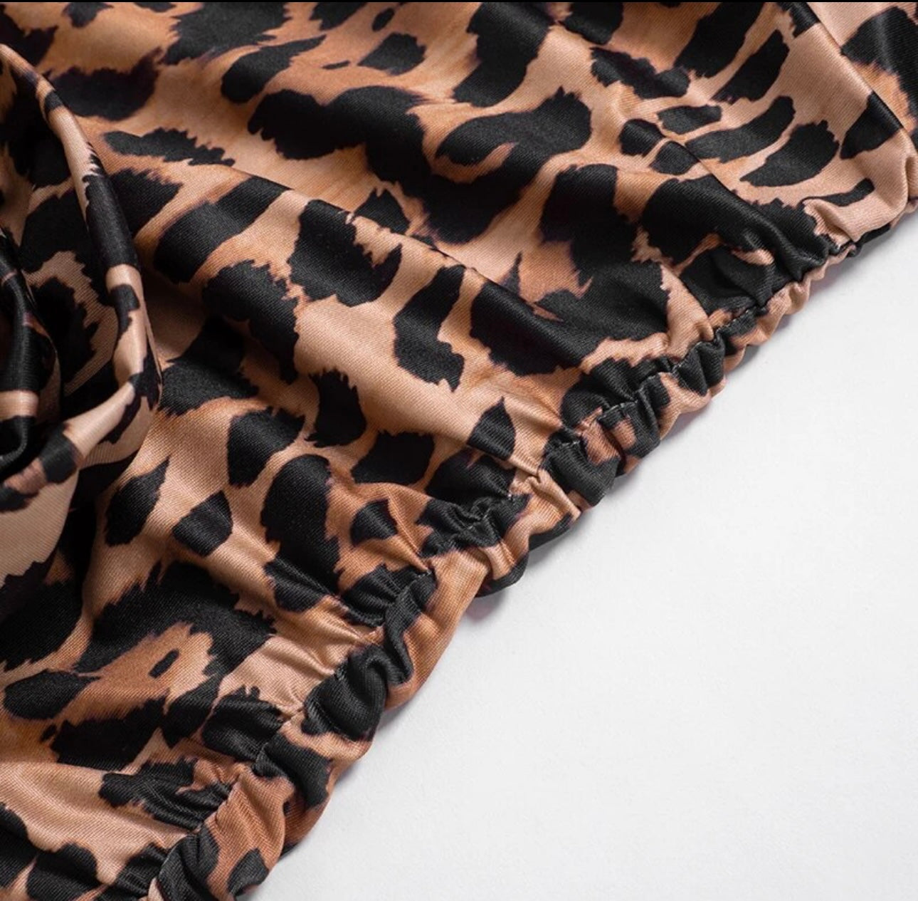Leopard Luster Bodycon Dress